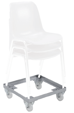 Kar voor kantinestoelen