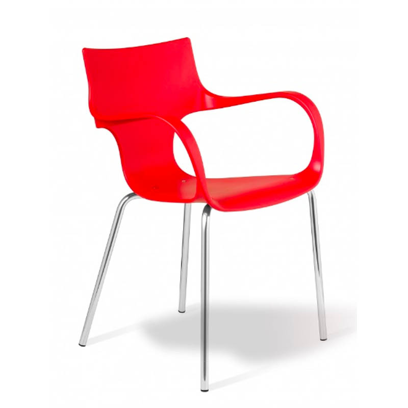 Designstoel Jim 1 | staging.kantoor360.nl Designstoel Jim Rood