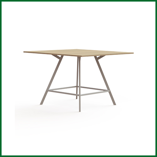 Bridge hoge tafel vierkant met rechthoekige poten 1 | staging.kantoor360.nl Bridge hoge tafel vierkant met rechthoekige poten