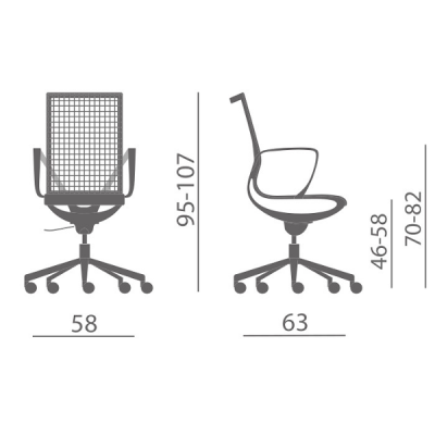 Kastel Key Line draaifauteuil 16 | staging.kantoor360.nl Key 1