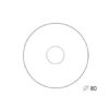 Los Rond Blad 80 cm