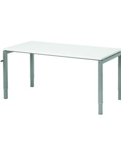 4 poots bureau met slinger wit