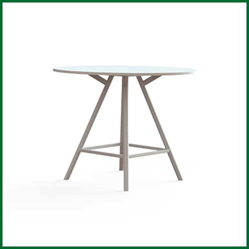 Bridge vergadertafel Rond met ronde poten 1 | staging.kantoor360.nl Bridge vergadertafel Rond met ronde poten