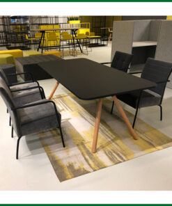 Bridge vergadertafel recht Fenix 480x160cm , massief houten onderstel 7 | staging.kantoor360.nl Bridge vergadertafel recht 240x120cmmassief houten onderstel 3 1