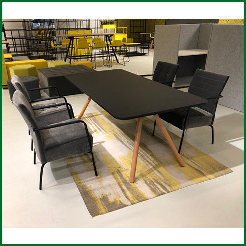 Bridge vergadertafel recht Fenix 480x160cm , massief houten onderstel 3 | staging.kantoor360.nl Bridge vergadertafel recht Fenix 480x160cm , massief houten onderstel - Afbeelding 3