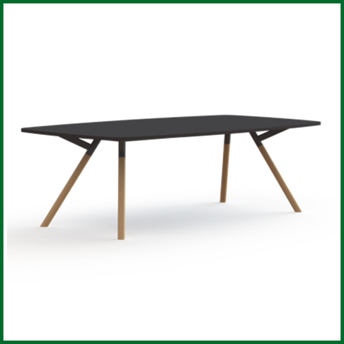 Bridge vergadertafel tonvorm Fenix massief houten onderstel 1 | staging.kantoor360.nl Bridge vergadertafel tonvorm Fenix massief houten onderstel