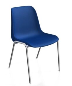 Kantinestoel Rome Blauw ABR Kantoorinrichting