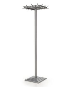 Kapstop 24 haken aluminium