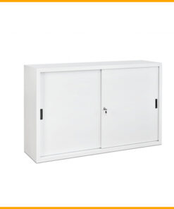 Lage schuifdeurkast (75x160x45 cm) 5 | staging.kantoor360.nl LR Kast wit 220deurs dicht 3