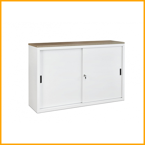 Lage schuifdeurkast (100x160x45 cm) 2 | staging.kantoor360.nl Lage schuifdeurkast (100x160x45 cm) - Afbeelding 2