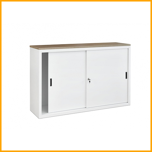 Lage schuifdeurkast (100x160x45 cm) 3 | staging.kantoor360.nl Lage schuifdeurkast (100x160x45 cm) - Afbeelding 3