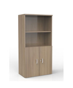 Melamine Halfopen draaideurkast 197x80x42 4 | staging.kantoor360.nl Melamine Halfopen draaideurkast 197x80x42 1.havana 1