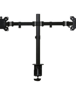 Monitorarm Dubbel 6 | staging.kantoor360.nl Monitorarm dubbel zwart 2