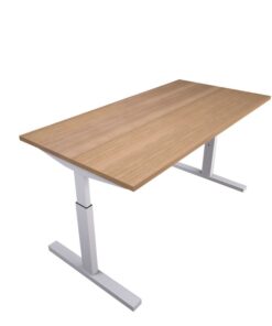 Pinta instelbaar bureau 8 | staging.kantoor360.nl PINTA bureau 160x80cm bruin eiken