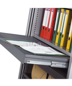 Roldeurkasten 198cm hoog 5 | staging.kantoor360.nl Uitrekbaar legbord 1