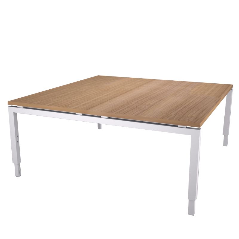Now! Dubbele werkplek 160x160cm 1 | staging.kantoor360.nl Now! Dubbele werkplek 160x160cm