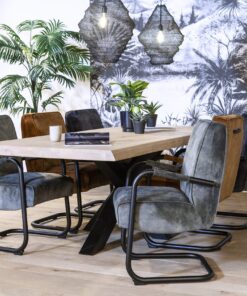 Vergadertafel Massief eiken/Spinpoot 200x100cm 5 | staging.kantoor360.nl durango dunton scaled 3