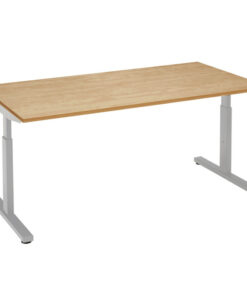 Actie: Pinta bureau 160x80cm met ladeblok 4 | staging.kantoor360.nl pinta bureau grijs 1
