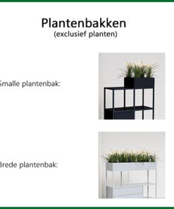 Wandkast Pluto 7 | staging.kantoor360.nl plantenbakken 1