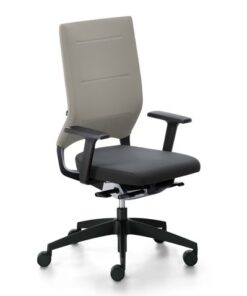 quarterback gestoffeerde rugleuning grijs zijkant 2 e1666007477804
